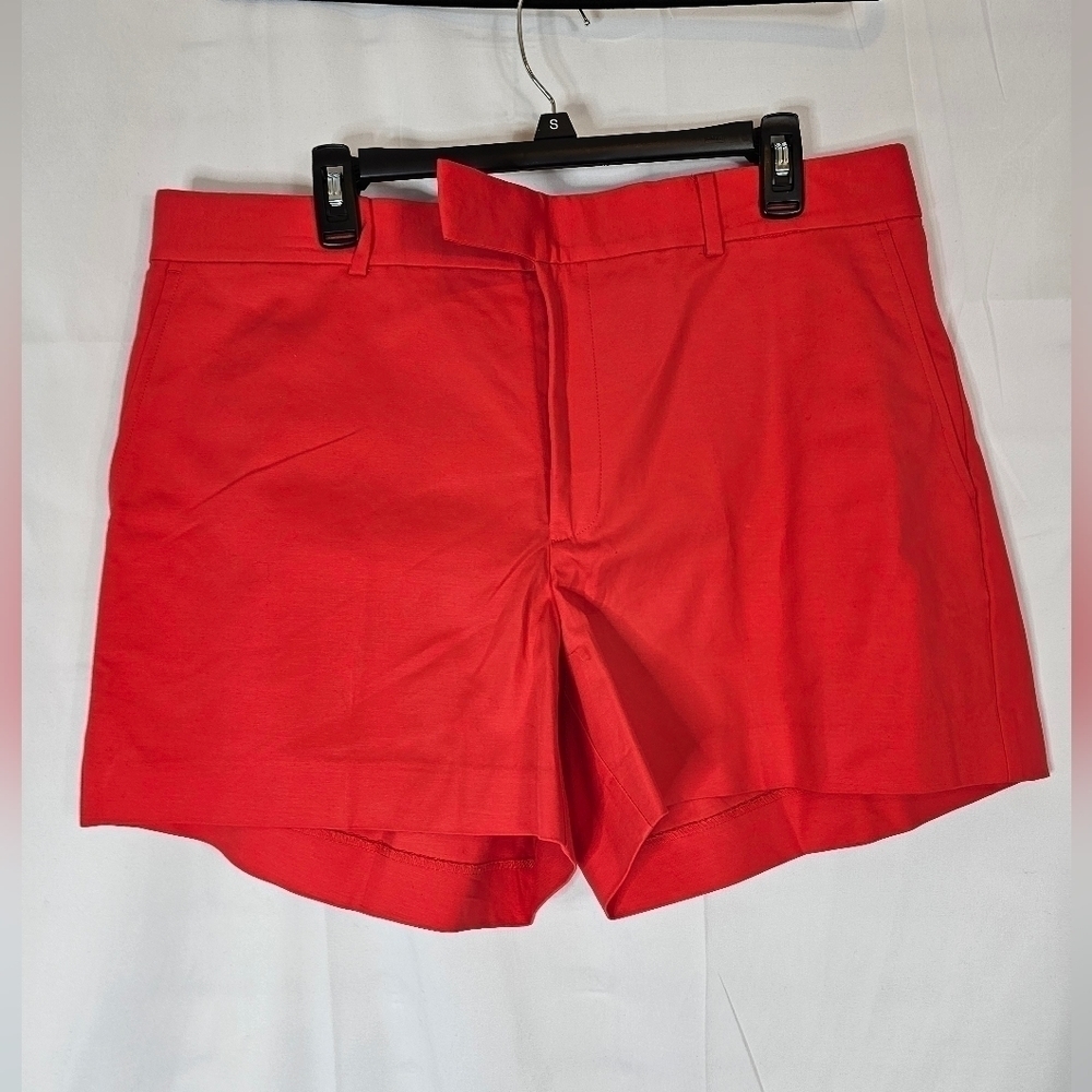 Lauren Ralph Lauren Coral size 14 14 high waist cuff shorts
